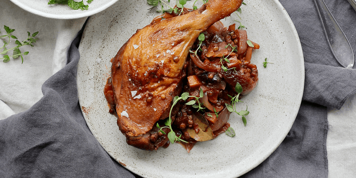 Juleopskrift: Sprøde andelår med Anicia linser